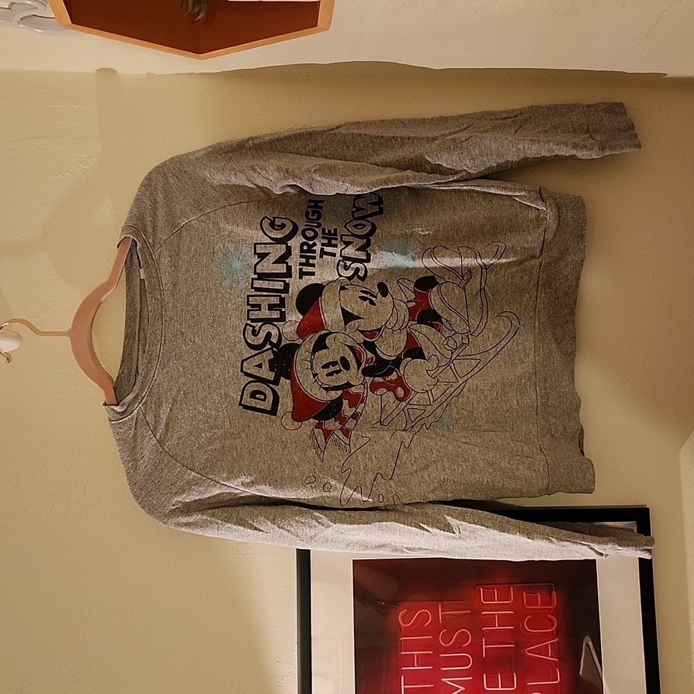 Mickey & minnie thin christmas sweatshirt